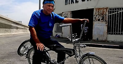 The 'godfather of lowrider bikes' has been building his creations for over 50 years