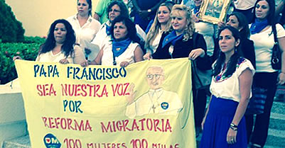 100 Women Walked 100 Miles to Echo Pope’s Message on Immigrant Dignity