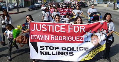 Hundreds March In Edwin Rodriguez’ Funeral Demanding Justice