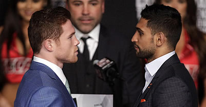 As Khan bout nears, Canelo Alvarez questions credentials of Golovkin, maybe his next foe
