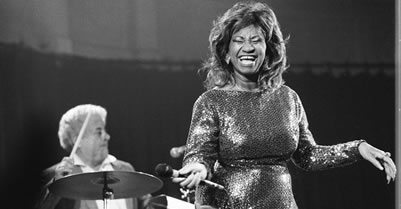 Celia Cruz performing at Paradiso, Amsterdam, Netherlands 1978